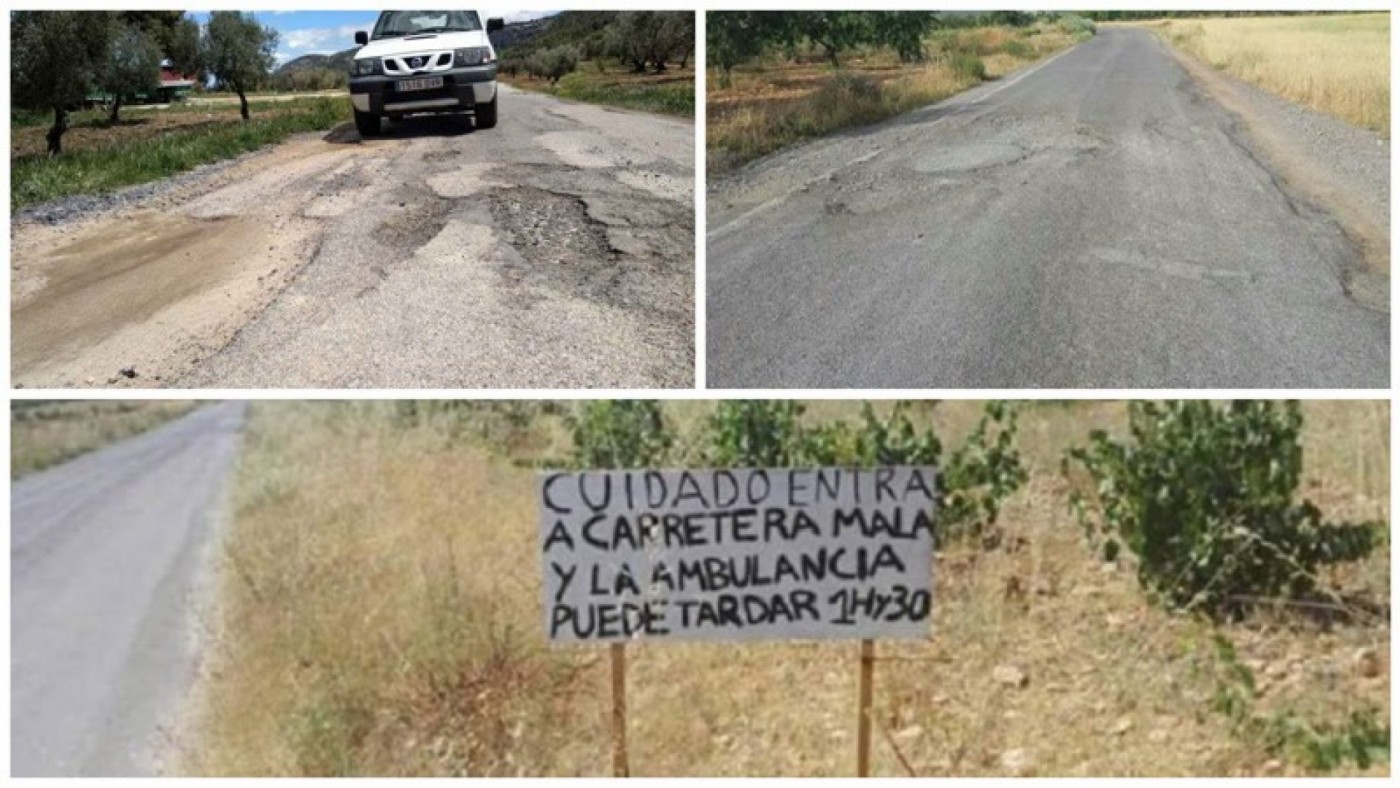  Los vecinos de Benizar reclaman una solución a la carretera