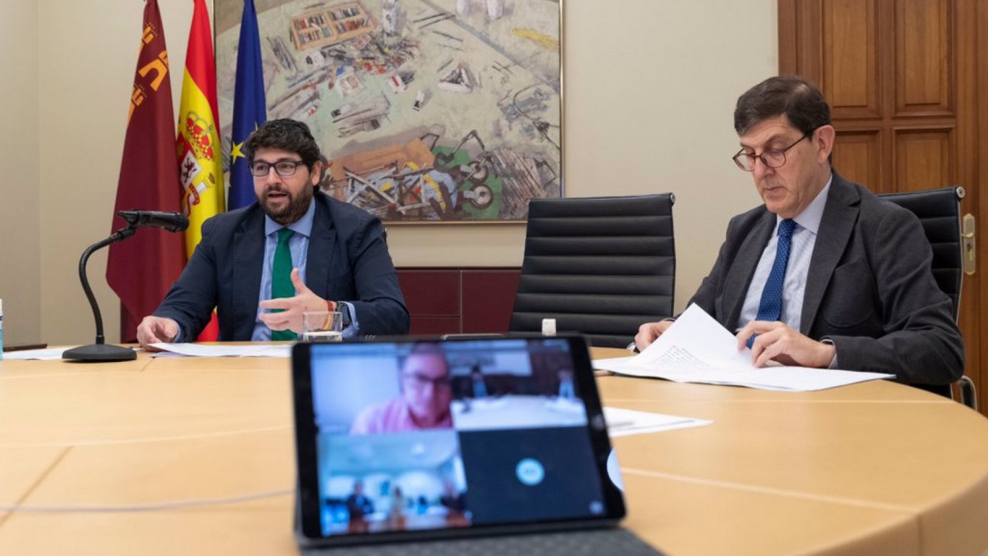 Reunión interdepartamental hoy presidida por López Miras