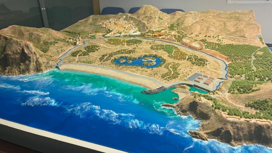 El proyecto de regeneración de Portmán mantiene los residuos estériles en la bahía 