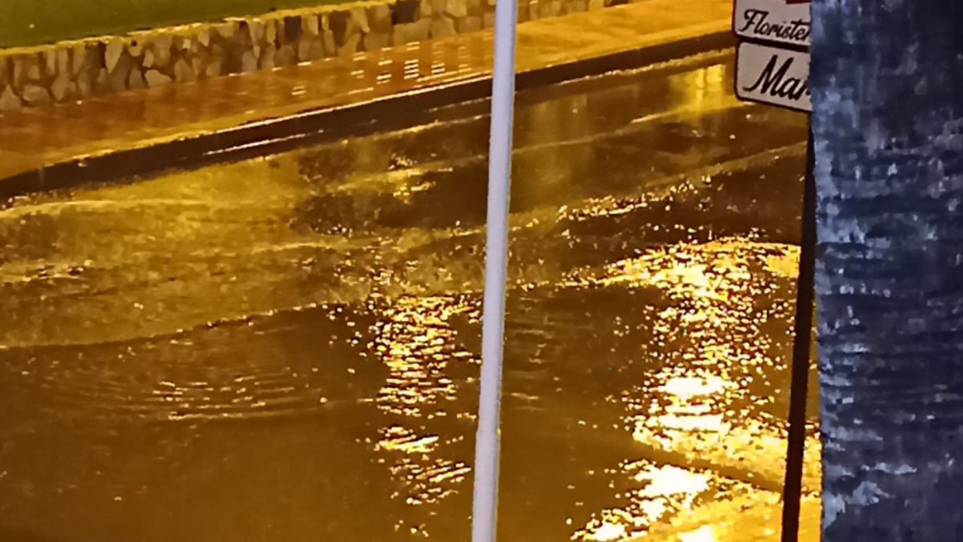 Lluvias generalizadas aunque con mayor intensidad en el Campo de Cartagena