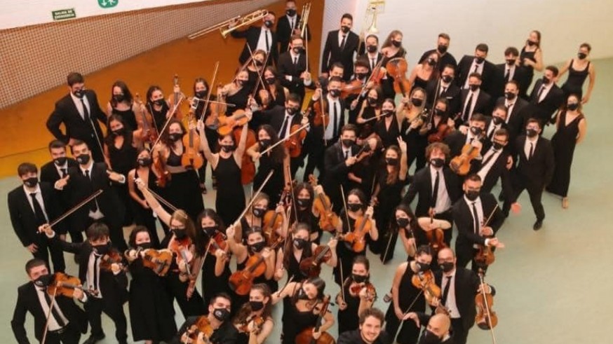La Joven Orquesta Sinfónica de Cartagena y la colombiana Agrupación Artística "Danzar"