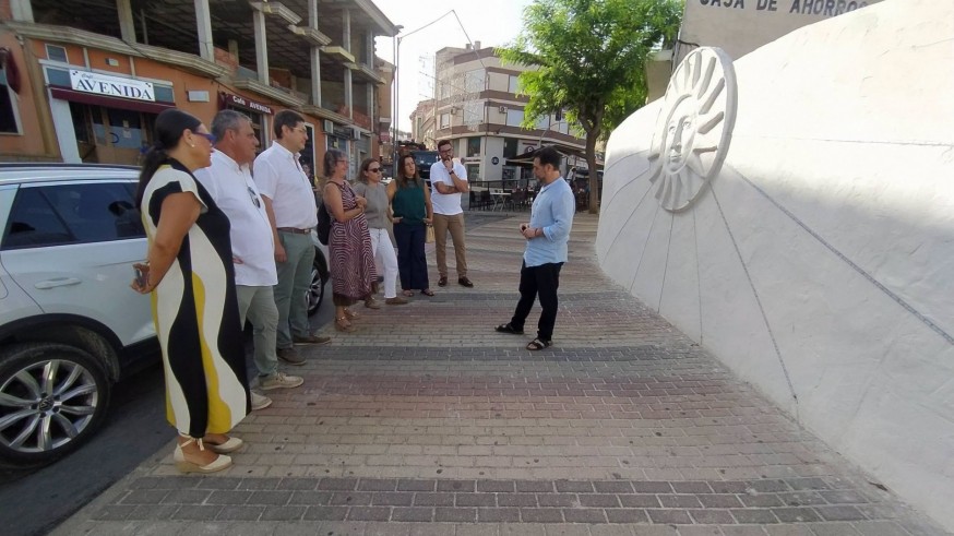 Inaugurado en Pliego el proyecto mural "Memoria de la tierra" del artista Ramón González Palazón