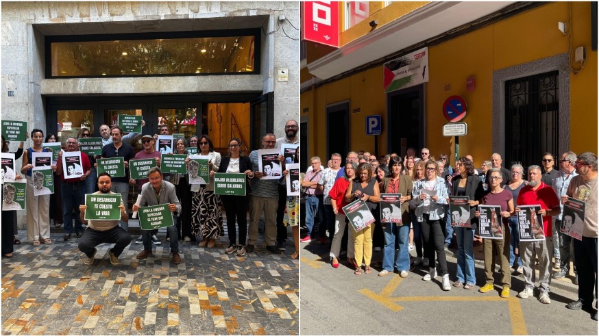 Un minuto de silencio por Maricarmen, icono de la lucha por el derecho a la vivienda
