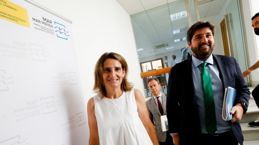 Teresa Ribera visita Murcia este miércoles para la constitución de la Comisión Interadministrativa del Mar Menor