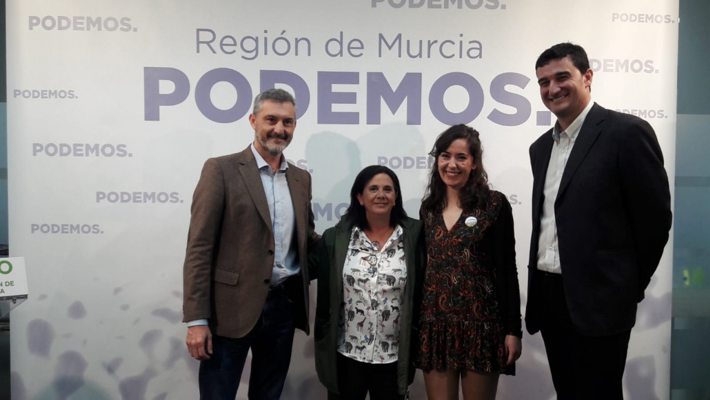 Óscar Urralburu, Toñi Gómez, Helena Montero y Ginés Ruiz. ORM