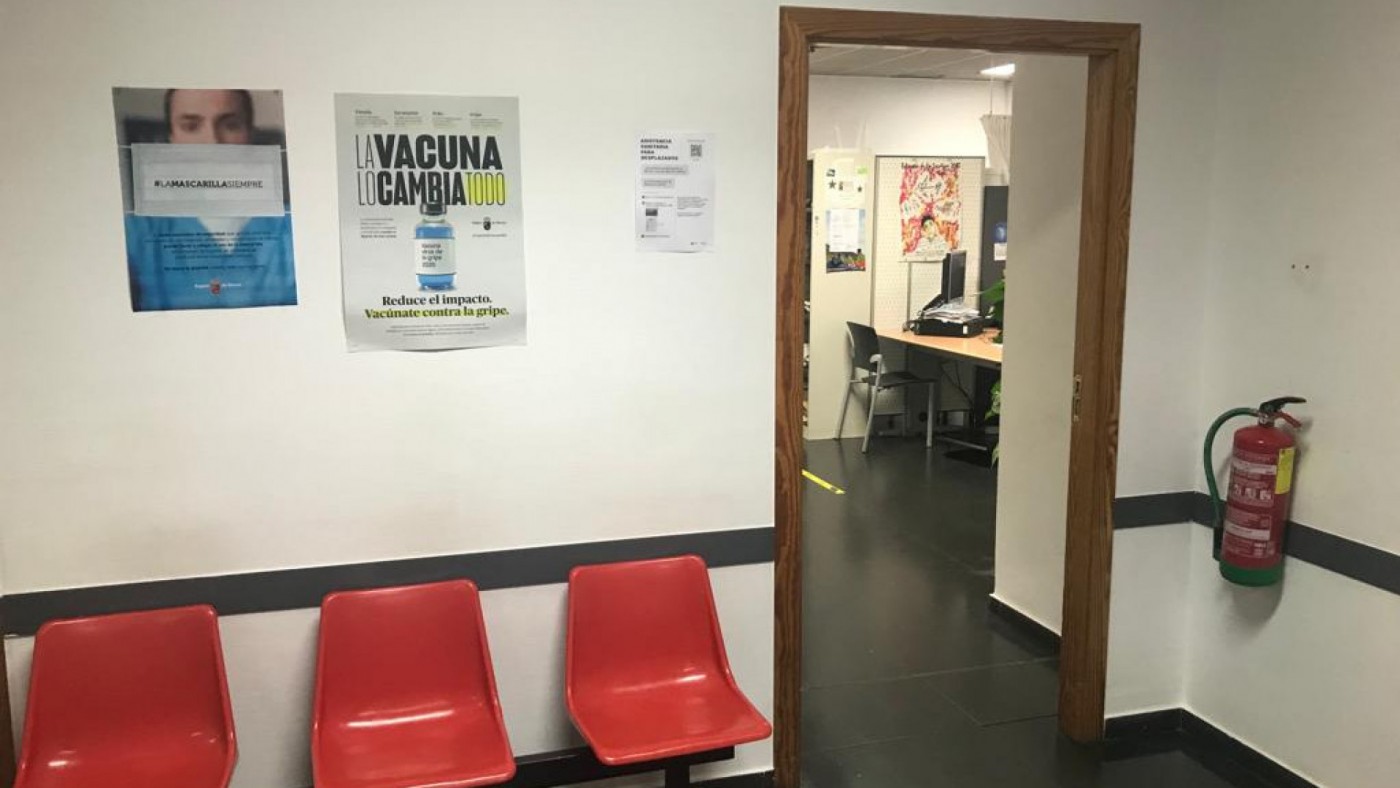 Centro de Salud listo para vacunar contra la gripe. Foto: ORM