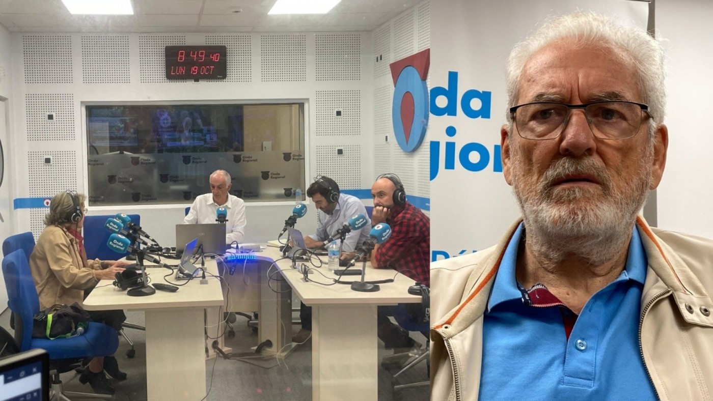 José Luis Romero, Isabel Zúnica, Juanjo Pelegrín y Paco Valdés analizan las noticias del día en Onda Regional de Murcia