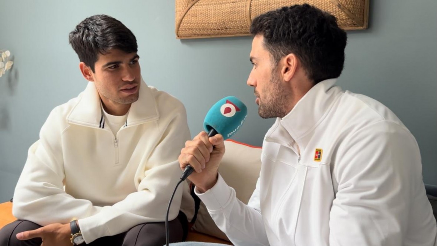 Carlos Alcaraz: "Voy a por el oro olímpico, en individual y en dobles"