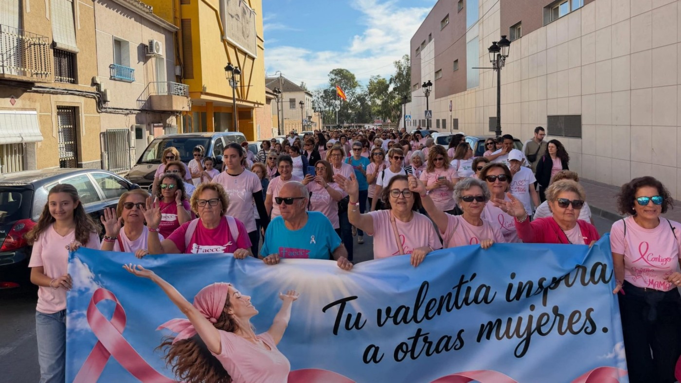 Archena y Molina se suman a las marcha en la lucha contra el cáncer de mana