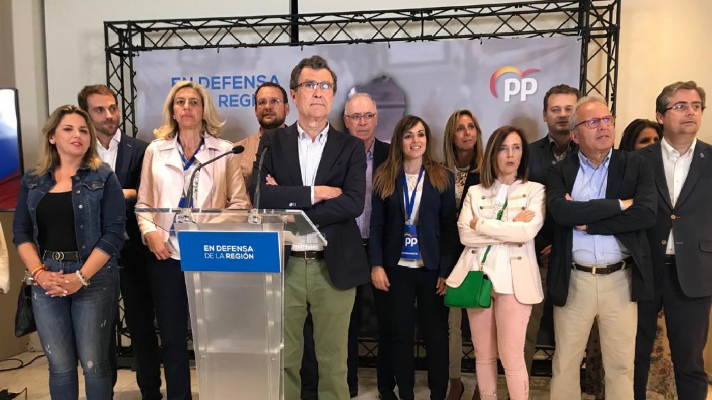 Ballesta durante su comparecencia ante los medios