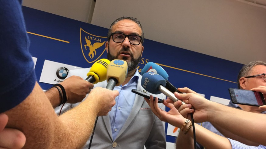 Miguel López, vicepresidente del UCAM Murcia CF (foto: ORM)