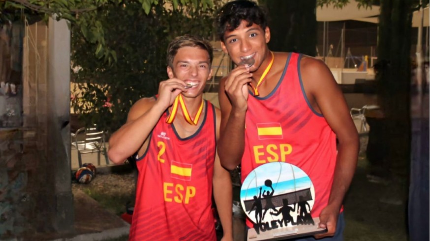 Plata española en el Europeo Sub-19 de vóley playa gracias a la Región de Murcia