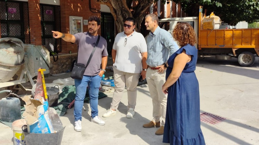 El CEIP de Aljucer estrenará rampa y escaleras adaptadas en septiembre