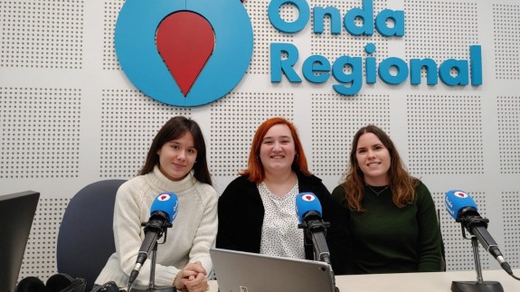 Carmen Jiménez, Alicia Gálvez y Ana López en Onda Regional