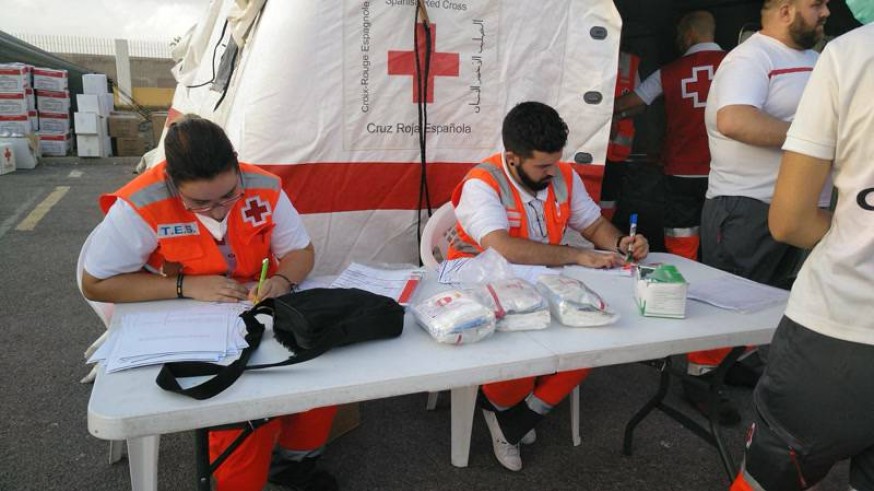 Dispositivo de atención de Cruz Roja. ORM