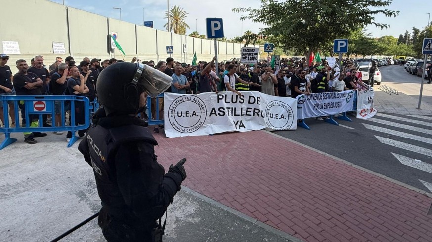 La huelga del metal llega a las puertas de la FREMM