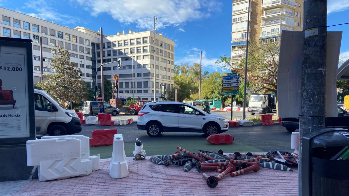 Todas las obras de movilidad de Murcia estarán finalizadas el 30 de noviembre