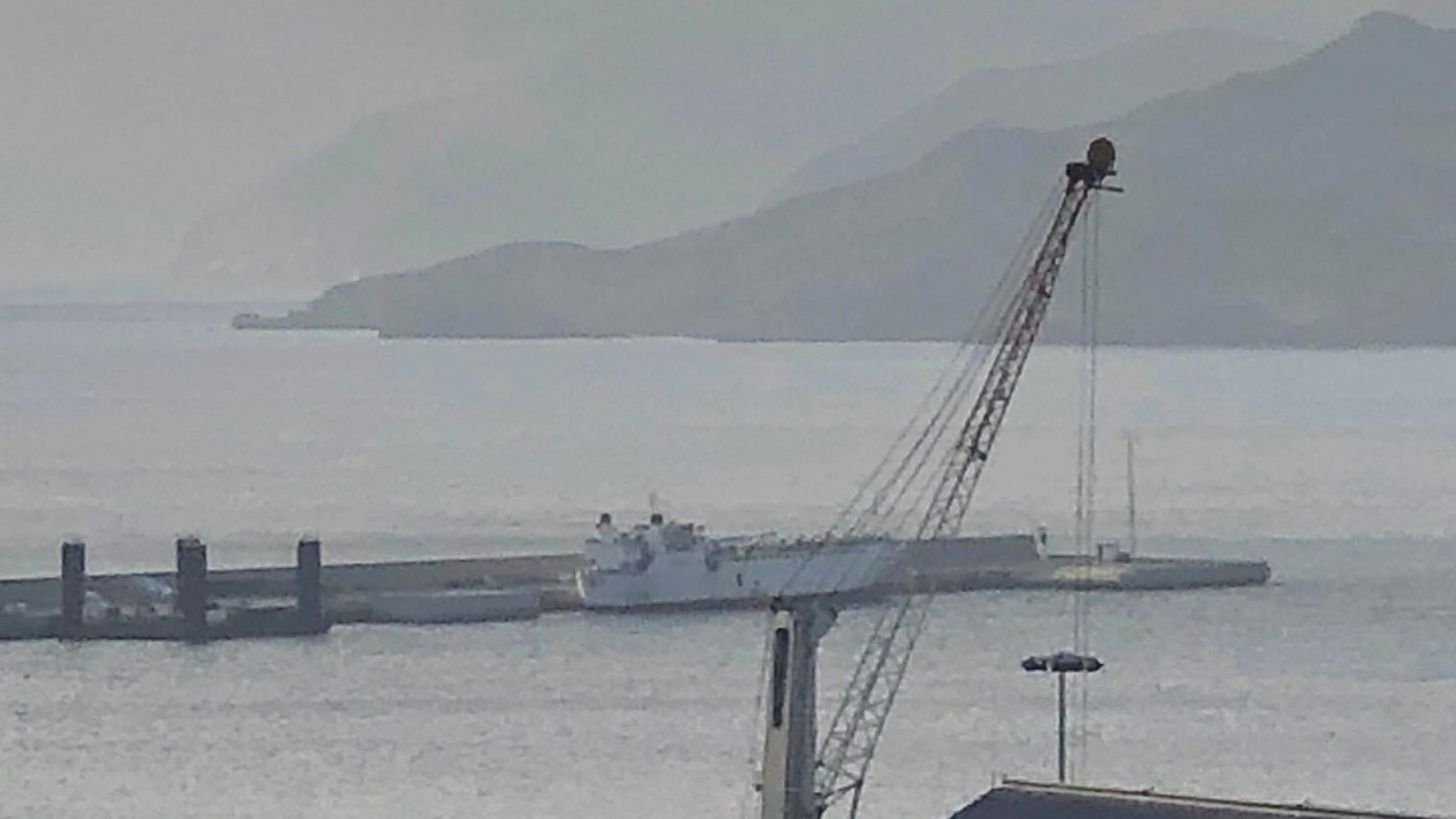El buque 'Karim Allah', atracado en en el Puerto de Cartagena. CEDIDA