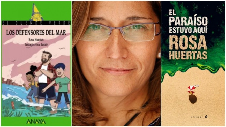 Hablamos con la escritora Rosa Huertas, que presenta en Cartagena sus dos últimas novelas: 'Los defensores del mar' y 'El paraíso estuvo a