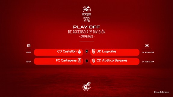 El Cartagena tendrá como rival al Atlético Baleares en la lucha por el ascenso a Segunda División