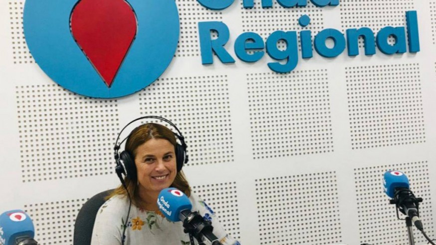 Cristina Valdés en una imagen de archivo de Onda Regional 