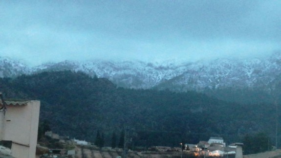Nieve en Sierra Espuña