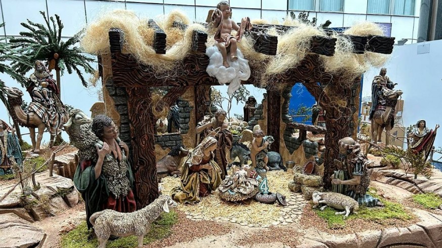 Un Nacimiento de Jesús Griñán, en el Parlamento Europeo