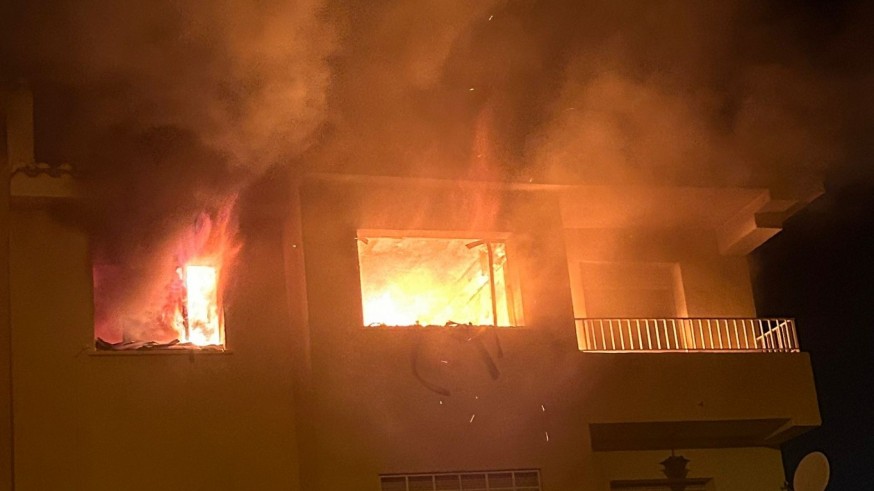 Tres heridos en el incendio de una vivienda en San Javier