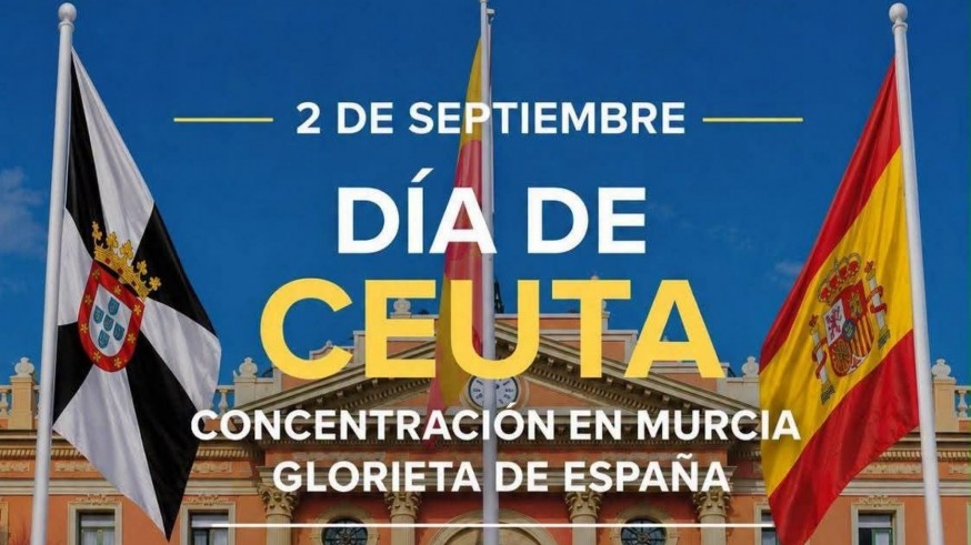 Murcia se concentra en apoyo a Ceuta el 2 de septiembre en la Glorieta