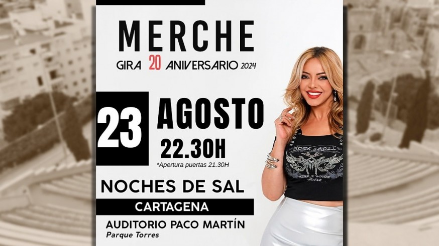 Hablamos con la cantante Merche que este viernes actúa en Cartagena dentro del ciclo Noches de Sal