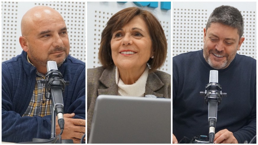 Daniel Ruiz, Rosa Peñalver y Miguel Sánchez participan hoy en nuestra tertulia con políticos