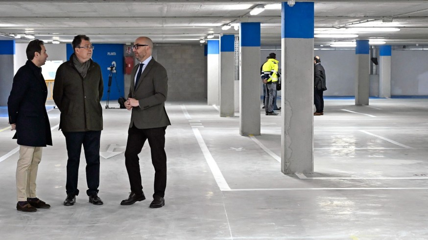 Recta final de las obras del aparcamiento subterráneo de Abenarabi