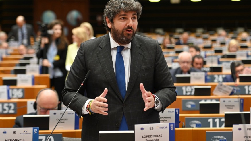 López Miras propone crear una unidad europea para coordinar las emergencias