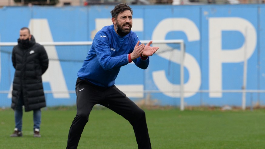 Molo, en su etapa como entrenador del Lleida