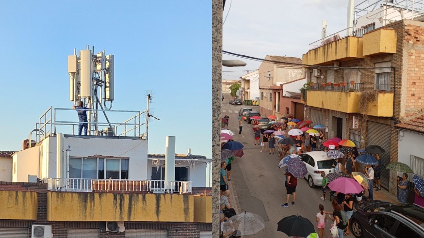 La antena que vecinos de Molina de Segura piden eliminar no tiene los permisos adecuados