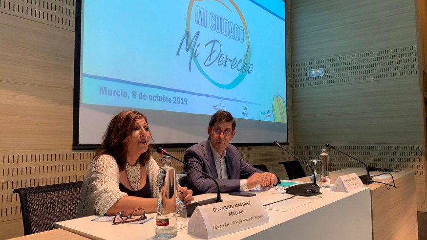 Inauguración de la I Jornada de Cuidados Paliativos en el Morales Meseguer.