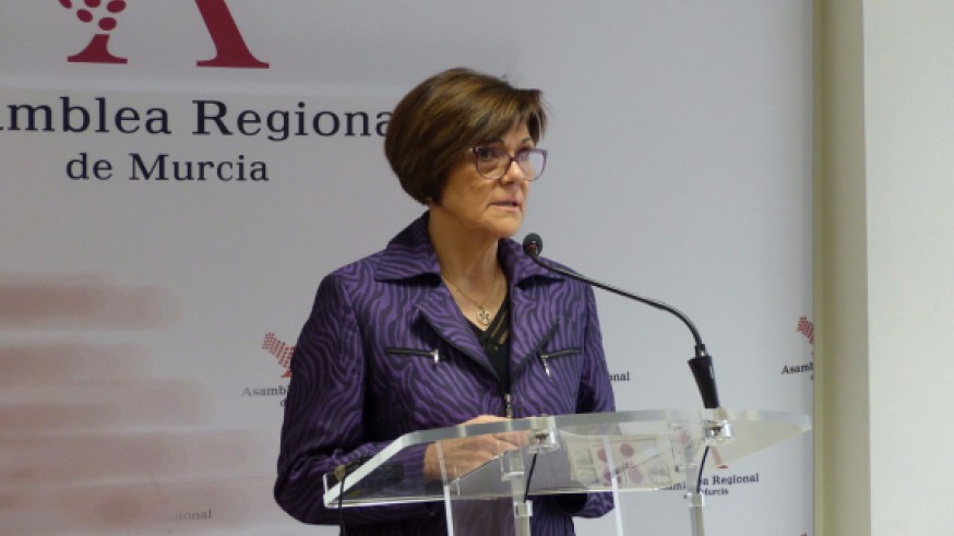 Rosa Peñalver, presidenta de la Asamblea Regional