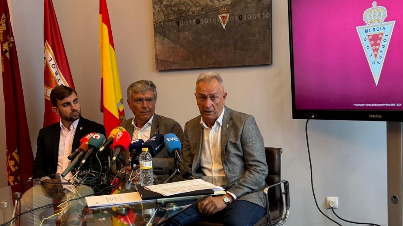 El Real Murcia anuncia un ejercicio económico con beneficios y que "ya no habrá más acreedores del concurso"