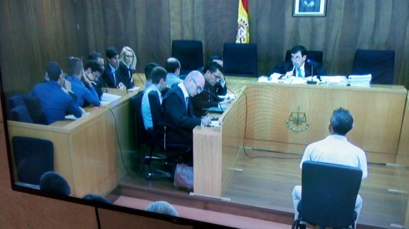 Un momento del juicio celebrado la semana pasada en Cartagena