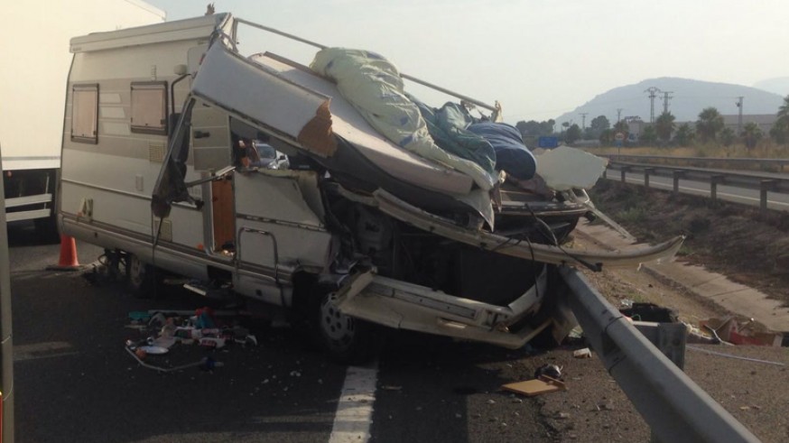 Caravana accidentada