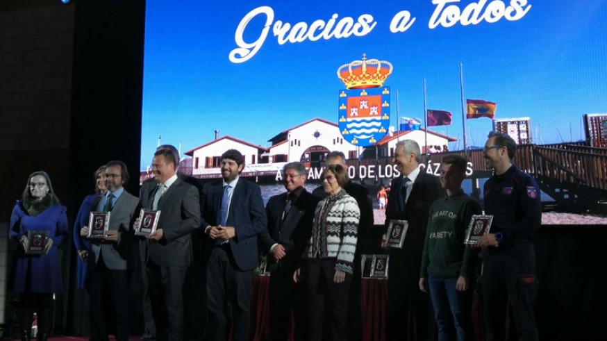 Homenaje celebrado este domingo en el Pabellón Trece de Octubre, Los Alcázares. 