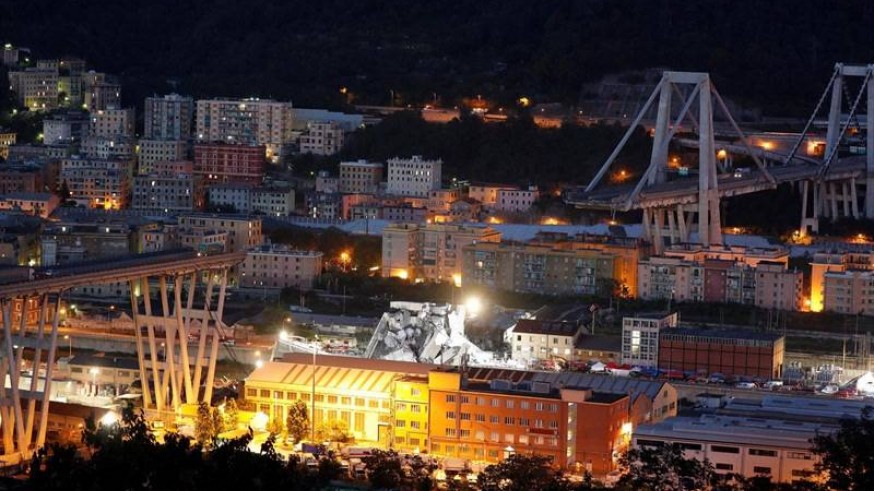 Puente Morandi, en Génova, Italia. EP