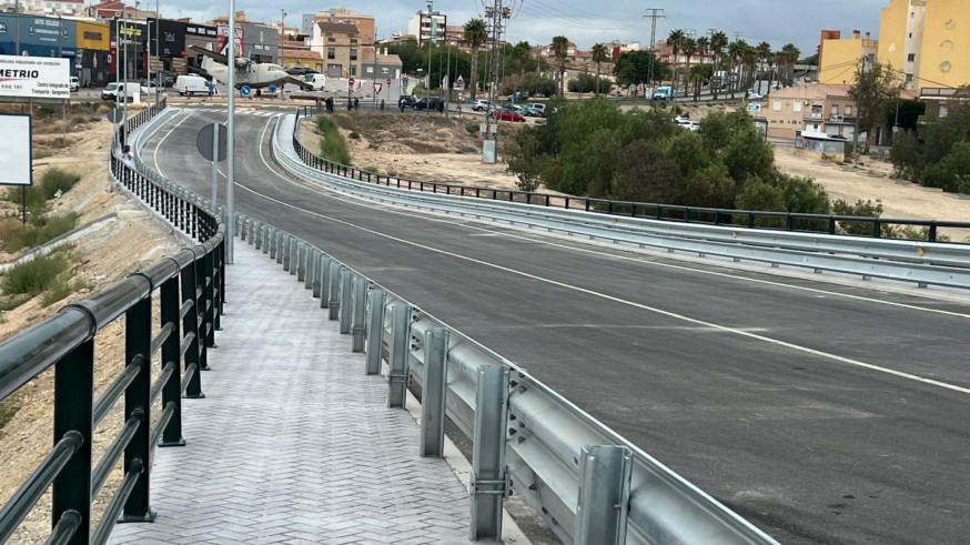 Reabren el puente que conecta Sangonera la Seca y el polígono