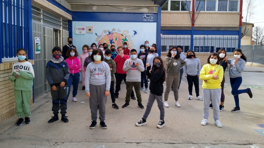 Los alumnos de 6º A del colegio la Asunción. PATRICIA JIMÉNEZ