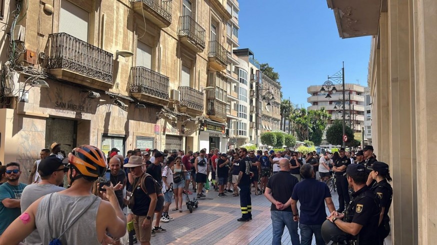 El SUP denuncia por incitación al odio la difusión en redes sociales de un vídeo de las protestas de Navantia
