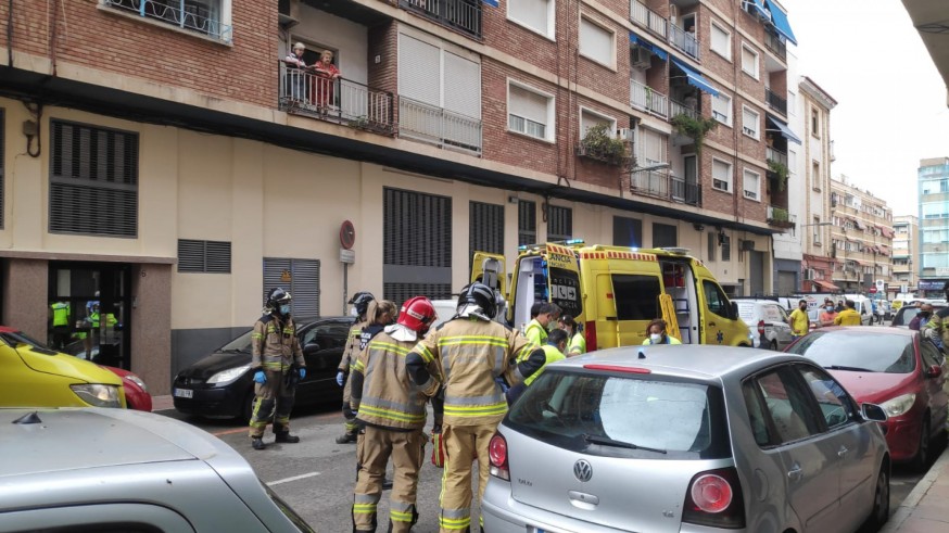 Servicios de Emergencias en el lugar del suceso