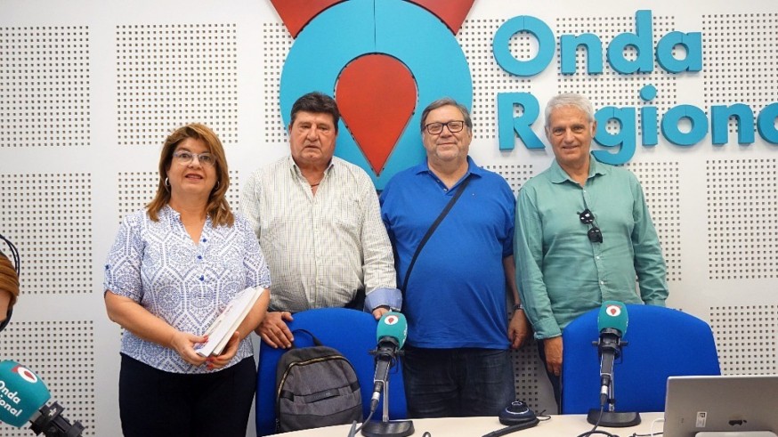 Proyectos de la emisora municipal de Las Torres de Cotillas con Mª Dolores Mateo, Mariano Guerrero, José Antonio Sánchez y Joaquín 'El Cura'
