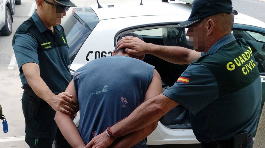 Imagen de uno de los detenidos