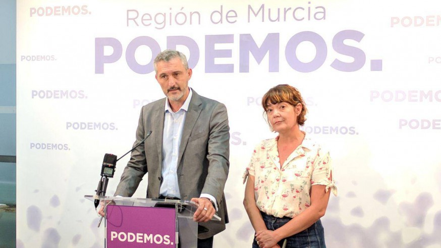 Rueda de prensa de Podemos. ORM