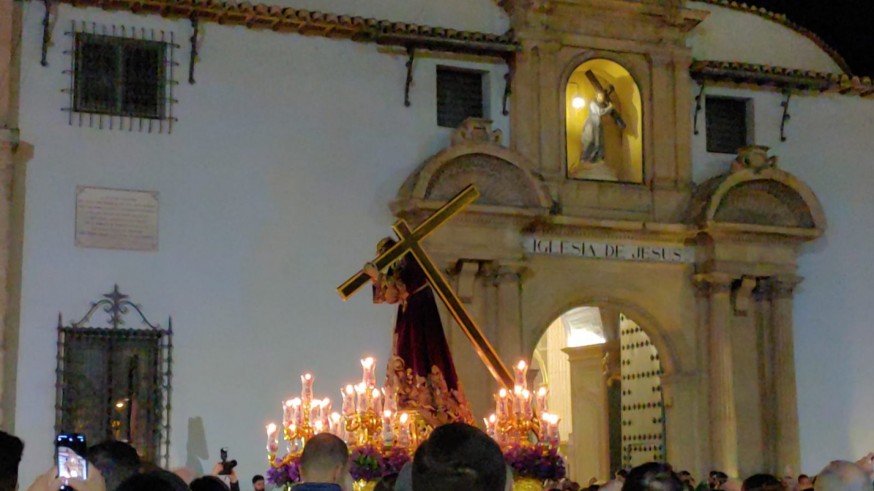 Traslado de Nuestro Padre Jesús Nazareno al convento de las Agustinas en Murcia
